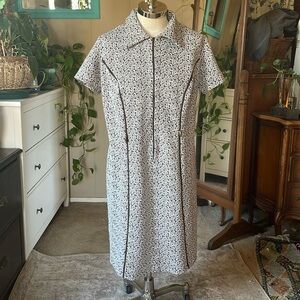 Vintage paisley shift dress. Plus size 22